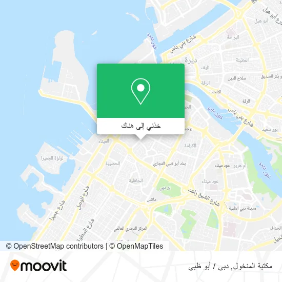 خريطة مكتبة المنخول