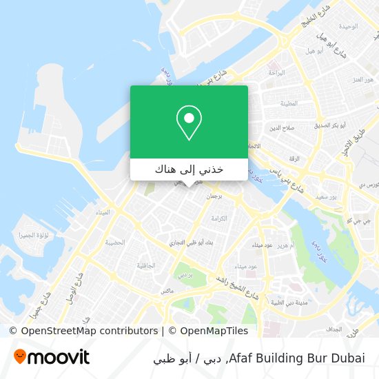 خريطة Afaf Building Bur Dubai