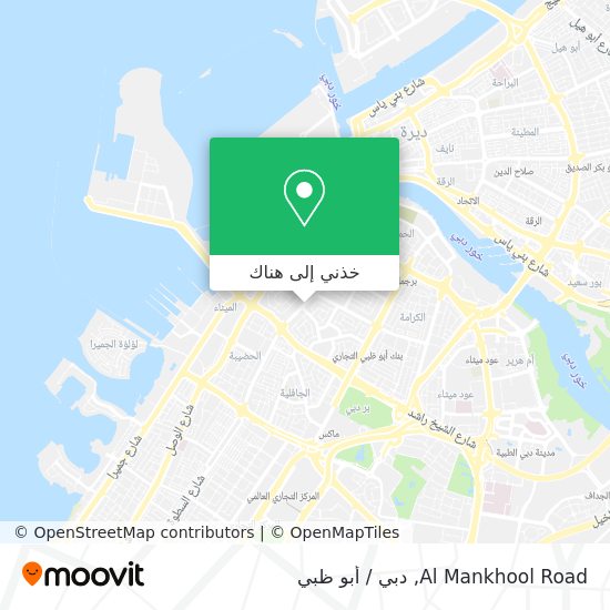 خريطة Al Mankhool Road