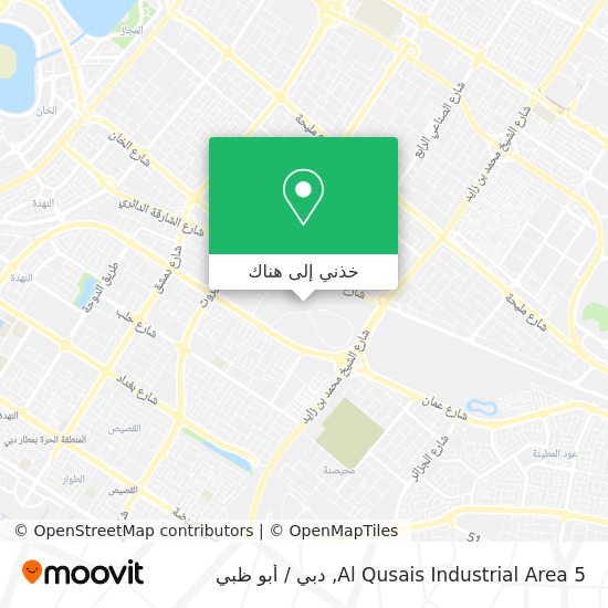 خريطة Al Qusais Industrial Area 5