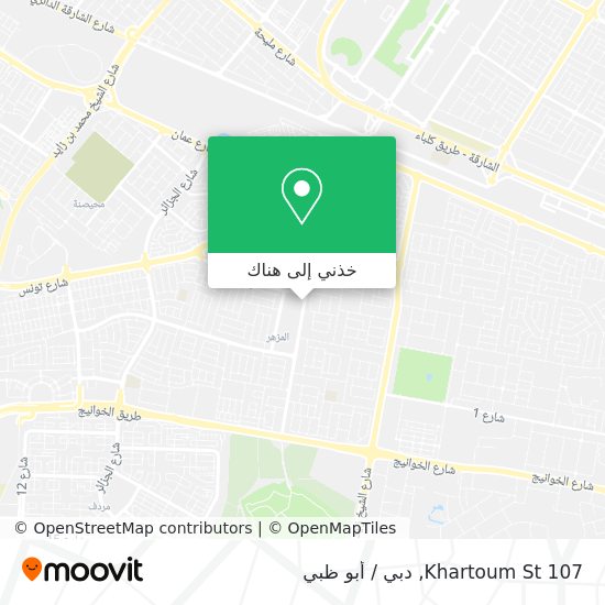 خريطة 107 Khartoum St