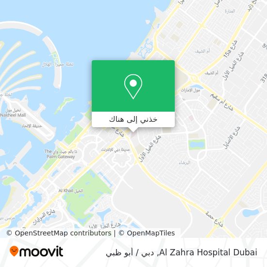 خريطة Al Zahra Hospital Dubai