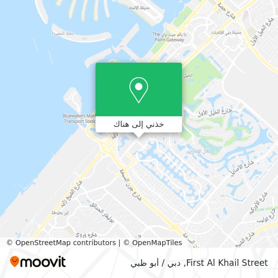 خريطة First Al Khail Street