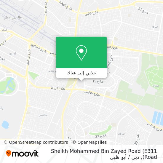 خريطة Sheikh Mohammed Bin Zayed Road (E311 Road)