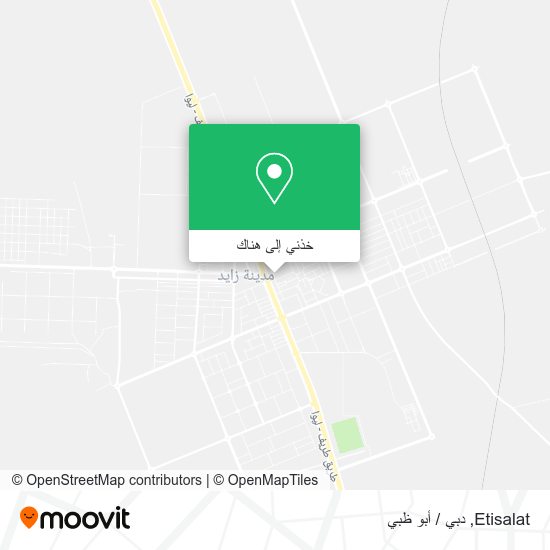 خريطة Etisalat