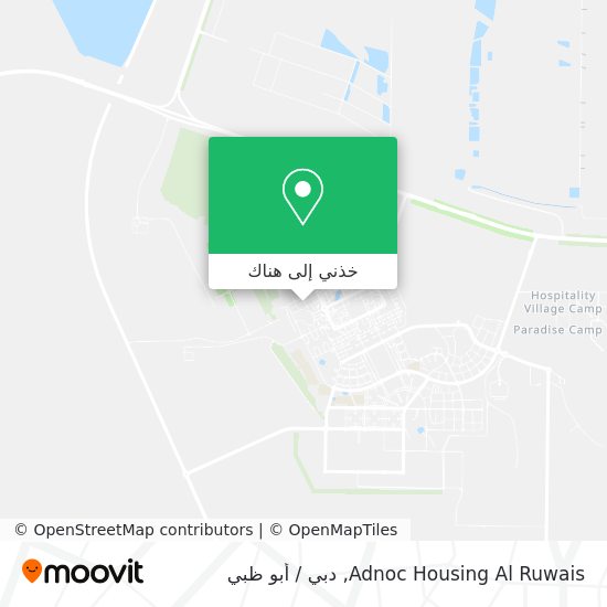 خريطة Adnoc Housing Al Ruwais