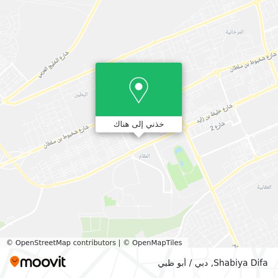 خريطة Shabiya Difa