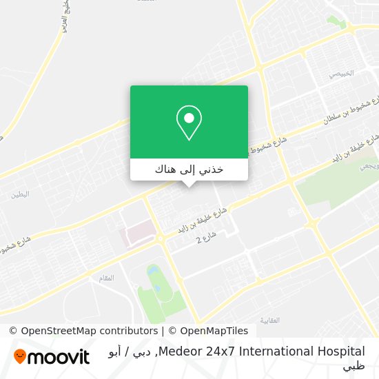 خريطة Medeor 24x7 International Hospital