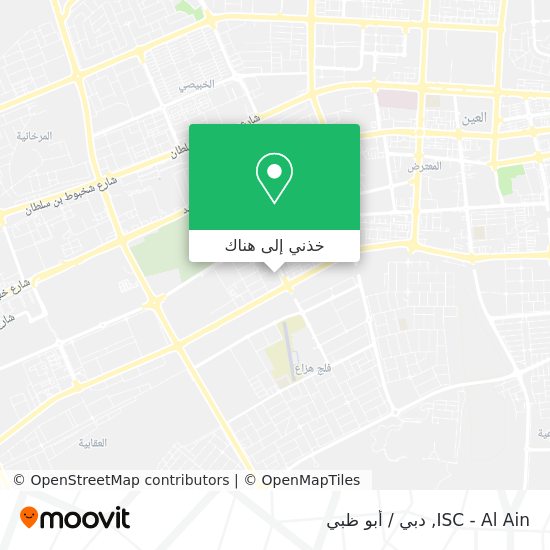 خريطة ISC - Al Ain
