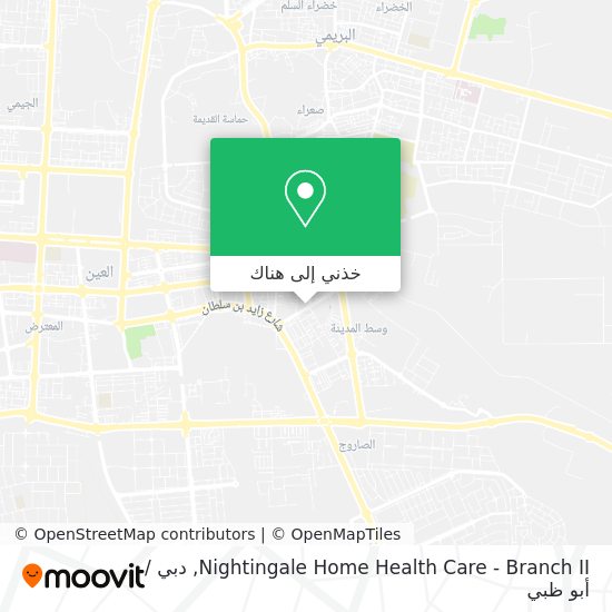 خريطة Nightingale Home Health Care - Branch II