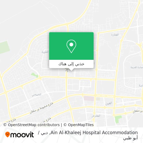 خريطة Ain Al-Khaleej Hospital Accommodation