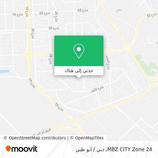 خريطة MBZ CITY Zone 24