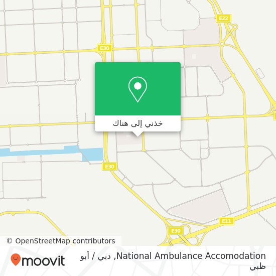 خريطة National Ambulance Accomodation
