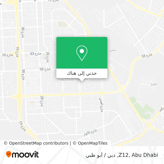 خريطة Z12, Abu Dhabi
