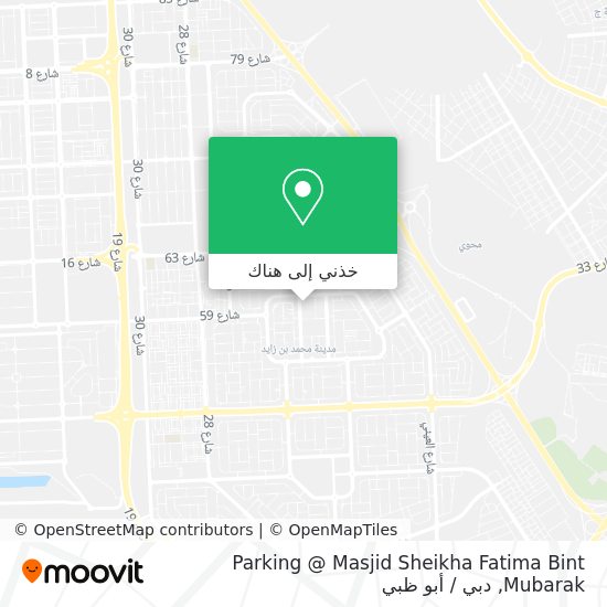 خريطة Parking @ Masjid Sheikha Fatima Bint Mubarak