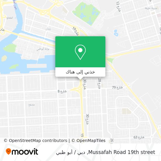 خريطة Mussafah Road 19th street