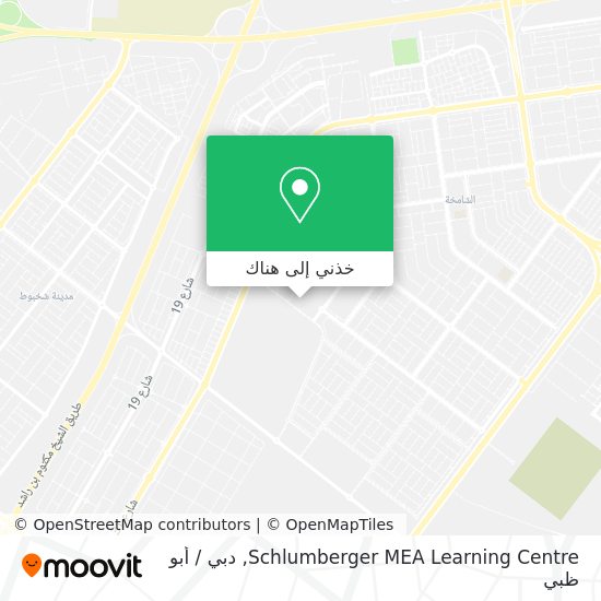 خريطة Schlumberger MEA Learning Centre