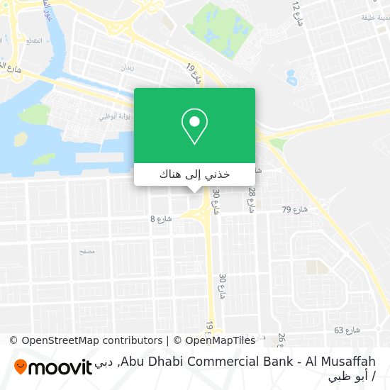 خريطة Abu Dhabi Commercial Bank - Al Musaffah