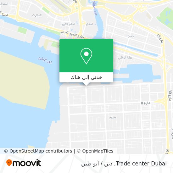 خريطة Trade center Dubai