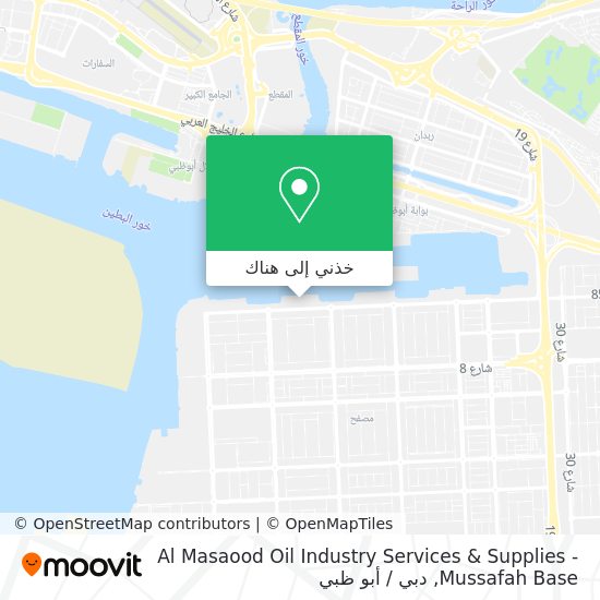 خريطة Al Masaood Oil Industry Services & Supplies - Mussafah Base