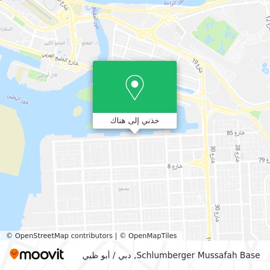 خريطة Schlumberger Mussafah Base