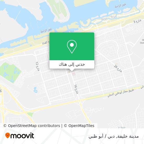 خريطة مدينة خليفة