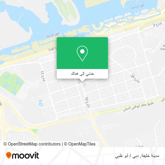 خريطة مدينة خليفة