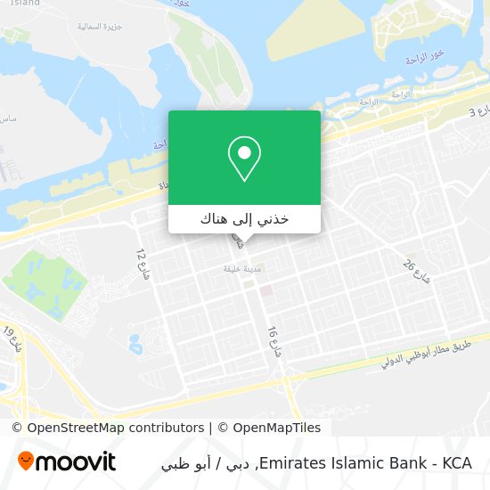 خريطة Emirates Islamic Bank - KCA