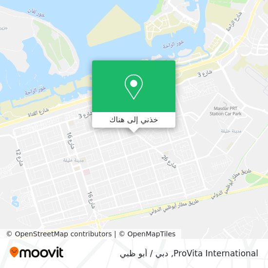 خريطة ProVita International