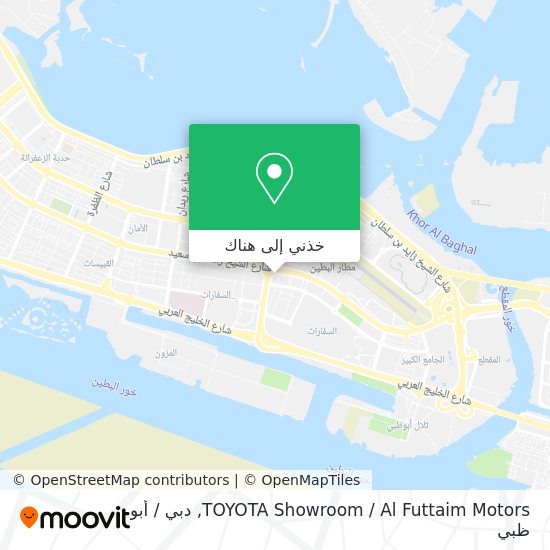 خريطة TOYOTA Showroom / Al Futtaim Motors