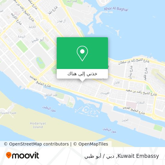 خريطة Kuwait Embassy