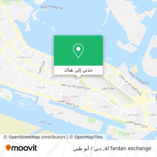 خريطة al fardan exchange