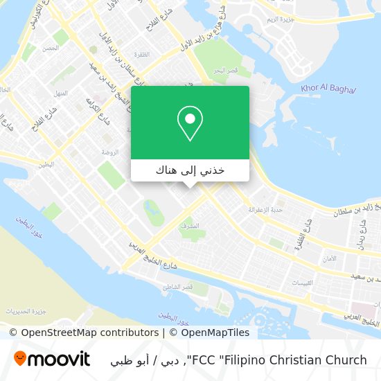 خريطة FCC "Filipino Christian Church"