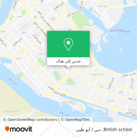 خريطة British school