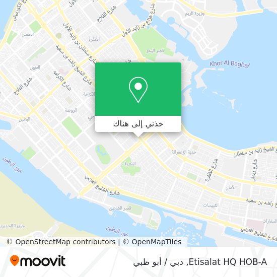 خريطة Etisalat HQ HOB-A