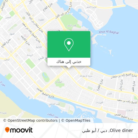 خريطة Olive diner