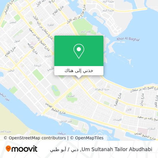 خريطة Um Sultanah Tailor Abudhabi