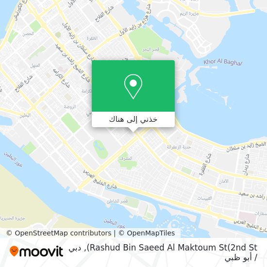 خريطة Rashud Bin Saeed Al Maktoum St(2nd St)