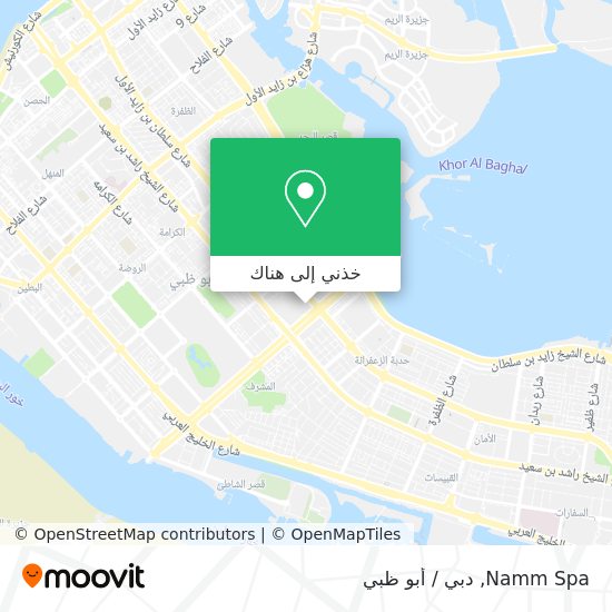 خريطة Namm Spa