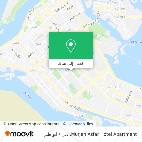 خريطة Murjan Asfar Hotel Apartment