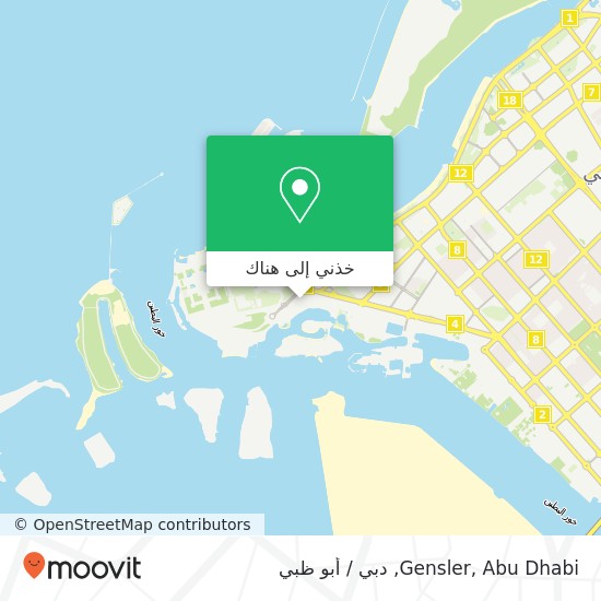 خريطة Gensler, Abu Dhabi