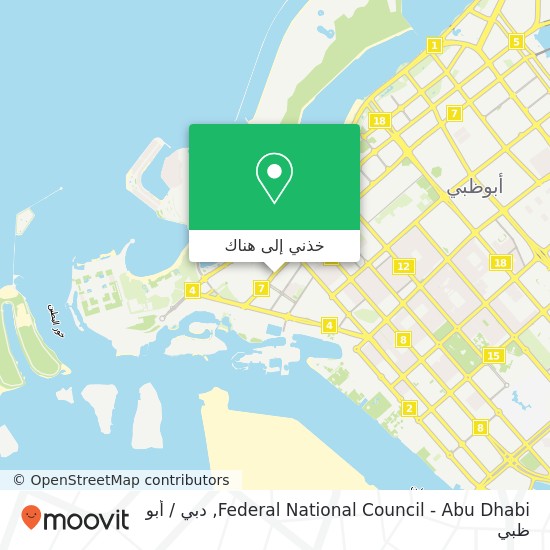 خريطة Federal National Council - Abu Dhabi