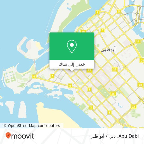 خريطة Abu Dabi