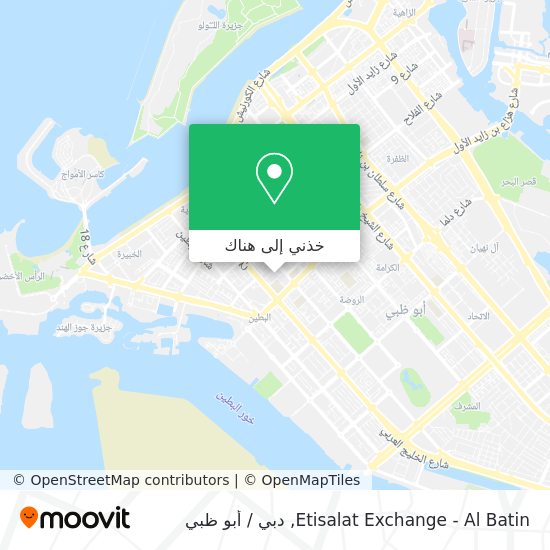 خريطة Etisalat Exchange - Al Batin