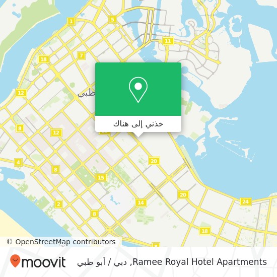 خريطة Ramee Royal Hotel Apartments