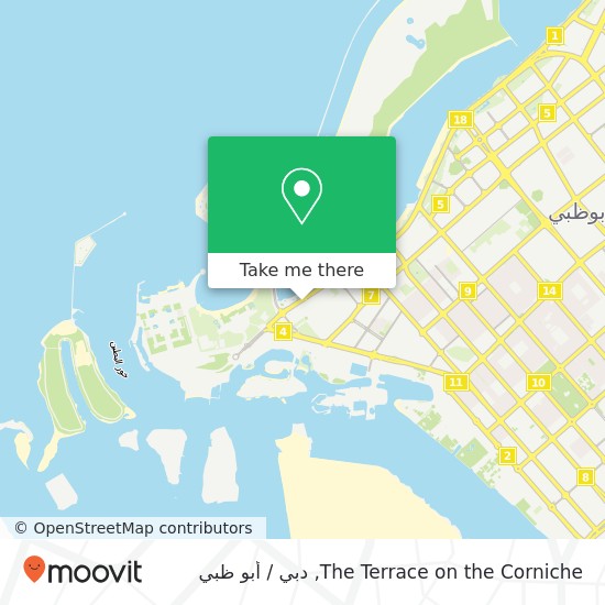 خريطة The Terrace on the Corniche