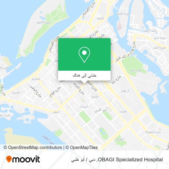 خريطة OBAGI Specialized Hospital
