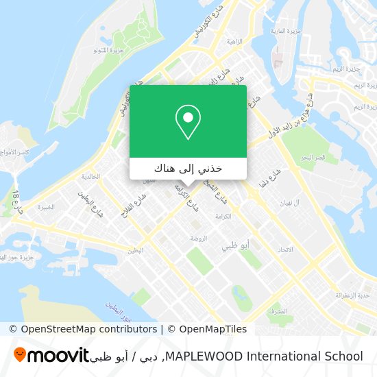 خريطة MAPLEWOOD International School