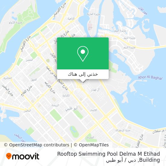 خريطة Rooftop Swimming Pool Delma M Etihad Building