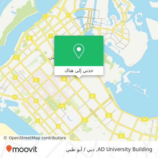 خريطة AD University Building